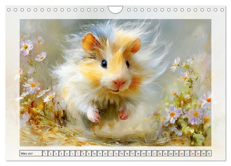 Produktbild: Meerschweinchen. Bezauberndes Gartengl&uuml;ck (Wandkalender 2027 DIN A4 quer), CALVENDO Monatskalender