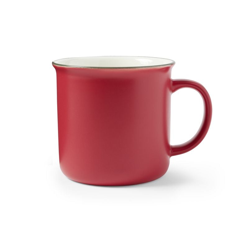 Produktbild: Kaffeetasse Emaillelook "Rot"