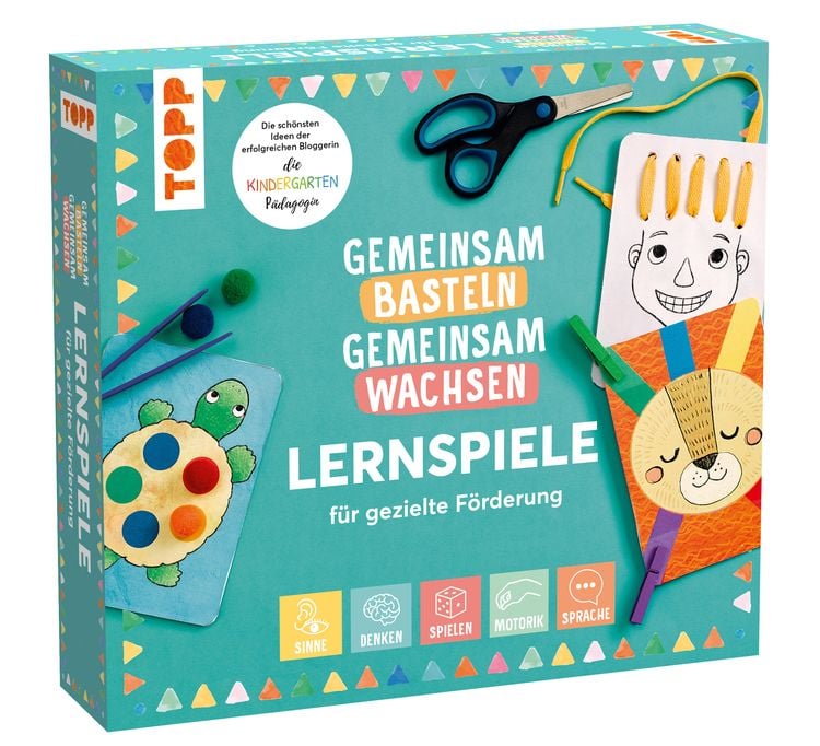 Produktbild: Gemeinsam basteln, gemeinsam wachsen - Lernspiel-Box für gezielte Förderung
