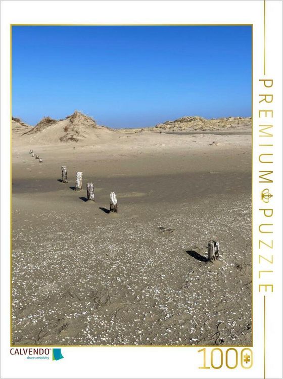 Produktbild: CALVENDO Puzzle Weite D&uuml;nenlandschaft in Nordfriesland | 1000 Teile Lege-Gr&ouml;&szlig;e 64x48cm Foto-Puzzle f&uuml;r gl&uuml;ckliche Stunden
