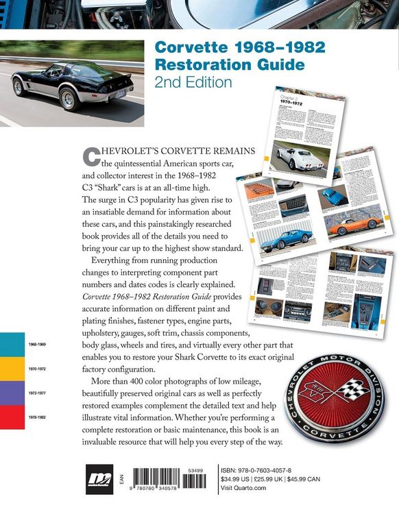 Produktbild: Corvette 1968-1982 Restoration Guide, 2nd Edition