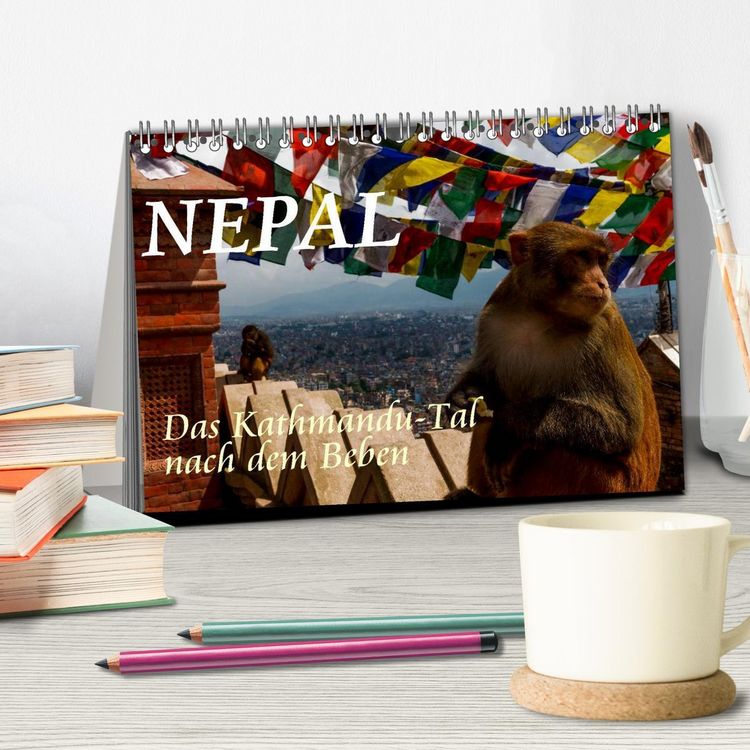 Produktbild: Nepal-Das Kathmandu-Tal nach dem Beben (Tischkalender 2026 DIN A5 quer), CALVENDO Monatskalender