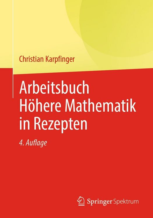 Produktbild: Arbeitsbuch H&ouml;here Mathematik in Rezepten