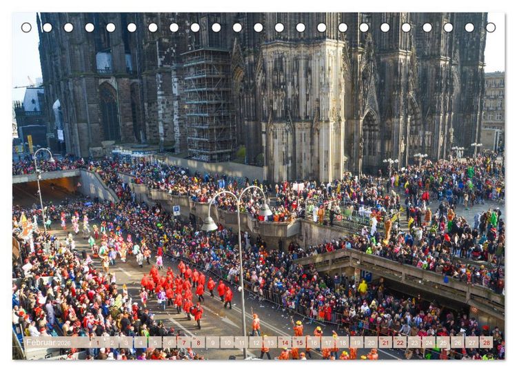 Produktbild: Von K&ouml;lner D&auml;chern (Tischkalender 2026 DIN A5 quer), CALVENDO Monatskalender