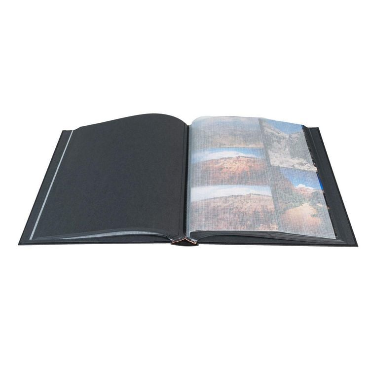 Produktbild: Fotoalbum MILANO 29x32 cm, 60 schwarze Seiten