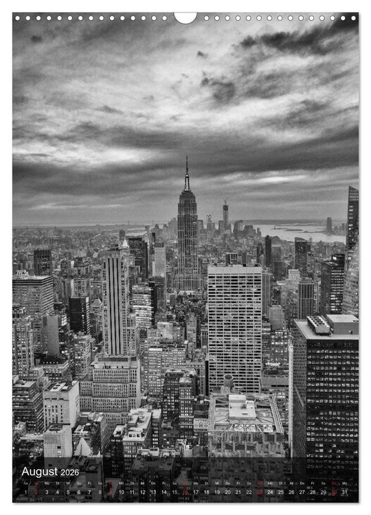 Produktbild: New York - The Big Apple (Wandkalender 2026 DIN A3 hoch), CALVENDO Monatskalender