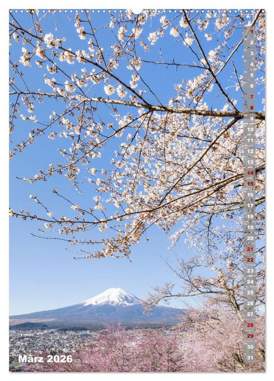 Produktbild: DER ZAUBER JAPANS Faszinierende Impressionen (Wandkalender 2026 DIN A2 hoch), CALVENDO Monatskalender