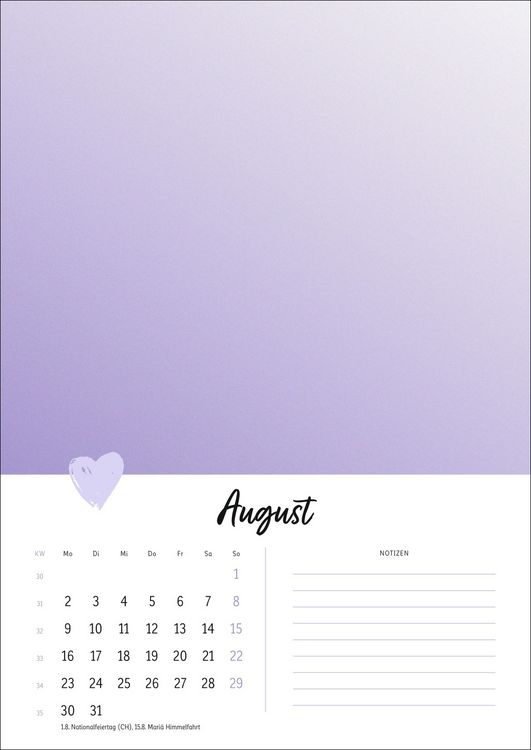 Produktbild: Kreativkalender Mit Liebe gemacht A4 2027