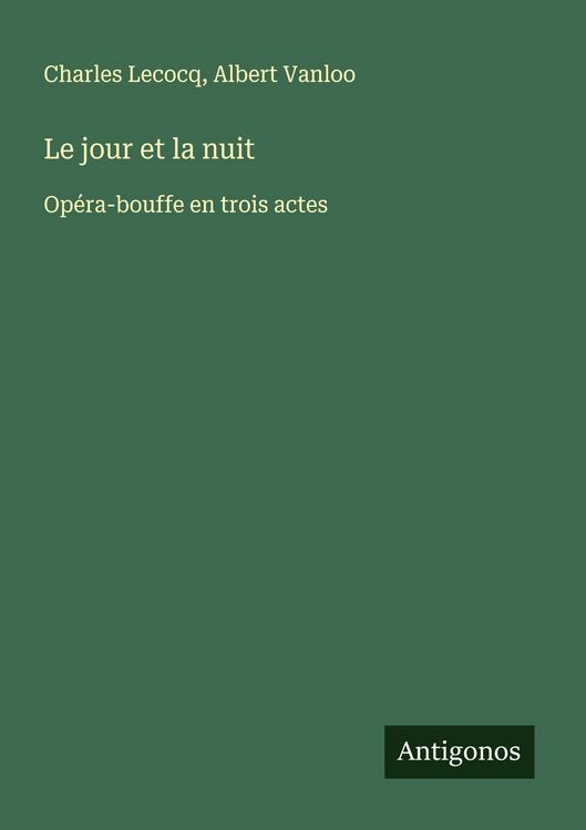 Produktbild: Le jour et la nuit