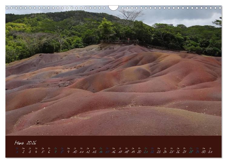 Produktbild: Indische Perle - Mauritius (Wandkalender 2026 DIN A3 quer), CALVENDO Monatskalender