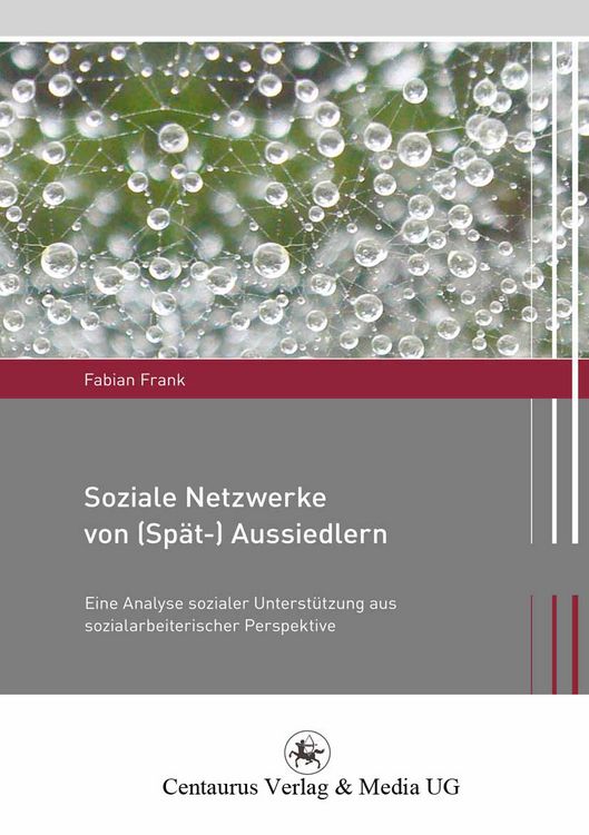 Produktbild: Soziale Netzwerke von (Sp&auml;t-) Aussiedlern