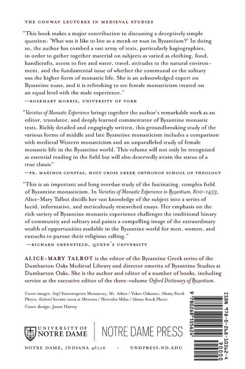 Produktbild: Varieties of Monastic Experience in Byzantium, 800-1453