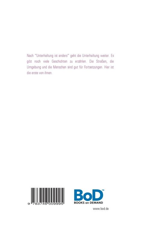 Produktbild: Unterhaltung geht weiter