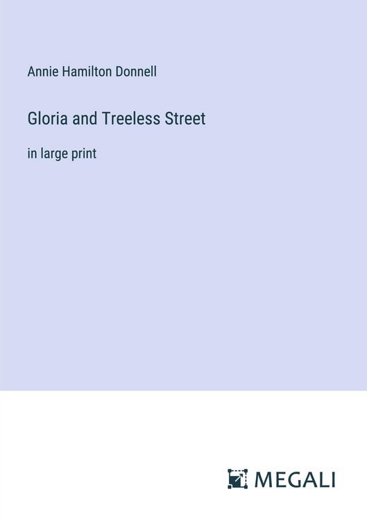 Produktbild: Gloria and Treeless Street