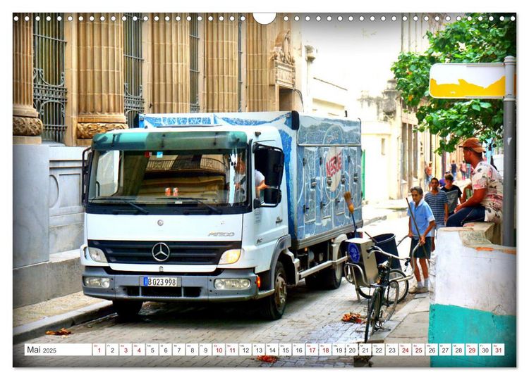 Produktbild: Stern-Mobile - Nutzfahrzeuge von Mercedes-Benz auf Kuba (Wandkalender 2025 DIN A3 quer), CALVENDO Monatskalender