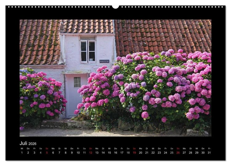 Produktbild: Kanalinseln 2026 (Wandkalender 2026 DIN A2 quer), CALVENDO Monatskalender