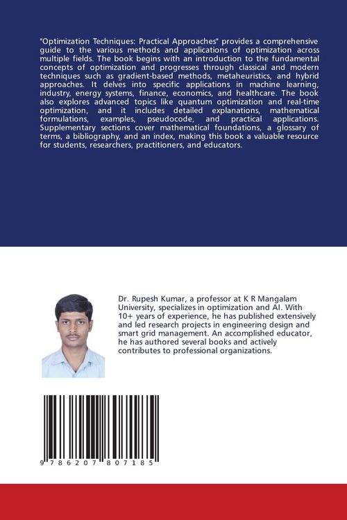 Produktbild: Optimization Techniques: Practical Approaches