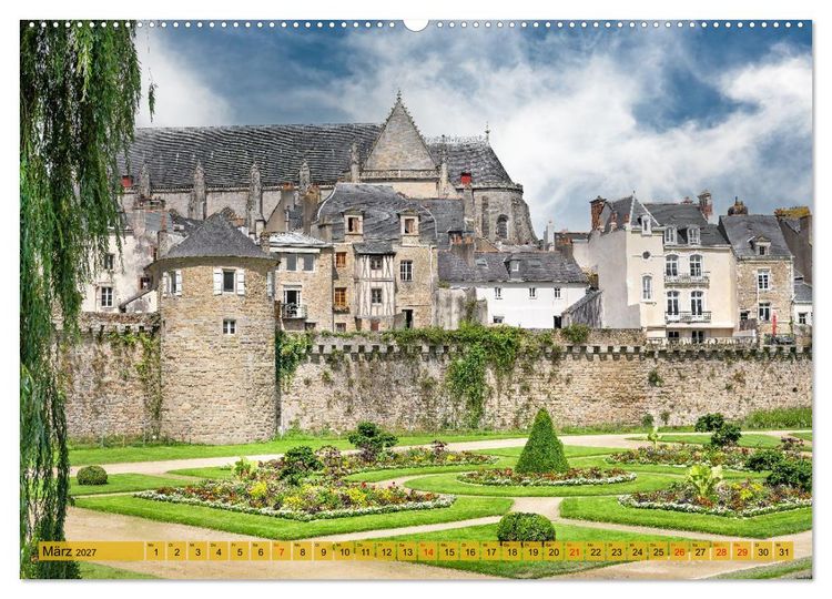 Produktbild: Bretagne, wild und sch&ouml;n (Wandkalender 2027 DIN A2 quer), CALVENDO Monatskalender