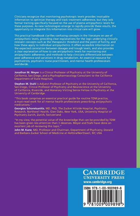 Produktbild: The Clinical Use of Antipsychotic Plasma Levels