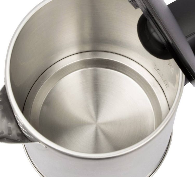 Produktbild: Clatronic WKS 3692schwarz Wasserkocher Edelstahl, Schwarz Fassungsverm&ouml;gen: 1.5l