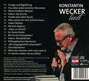Produktbild: Wecker, K: Aus dem schrecklich sch&ouml;nen Leben (H&ouml;rbuch) / CD