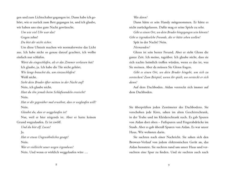 Produktbild: Das mysteri&ouml;se Verschwinden des Aidan S. (so wie es sein Bruder erz&auml;hlt)