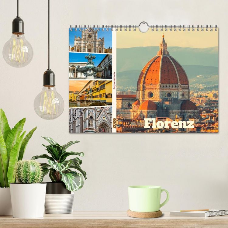 Produktbild: Florenz - Impressionen (Wandkalender 2026 DIN A4 quer), CALVENDO Monatskalender