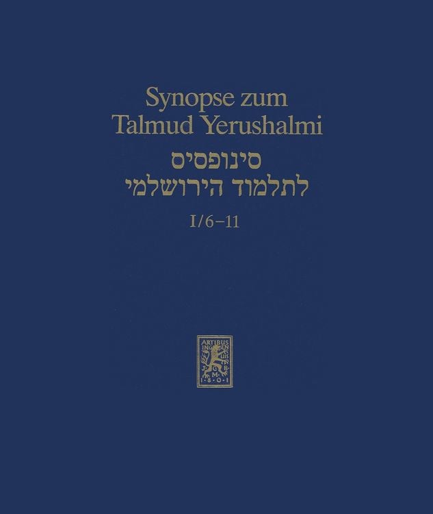 Produktbild: Synopse zum Talmud Yerushalmi