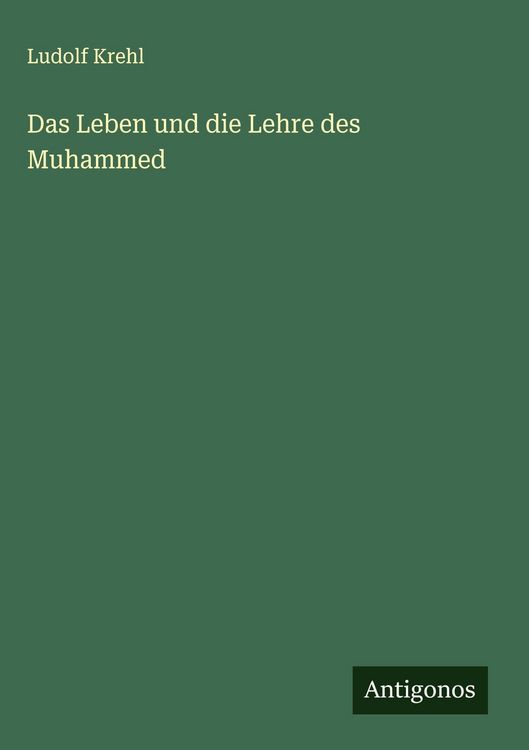 Produktbild: Das Leben und die Lehre des Muhammed