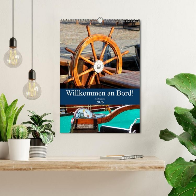 Produktbild: Willkommen an Bord! Schiffsdetails 2026 (Wandkalender 2026 DIN A3 hoch), CALVENDO Monatskalender