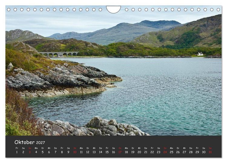 Produktbild: Schottland - grandiose Landschaften im Westen (Wandkalender 2027 DIN A4 quer), CALVENDO Monatskalender