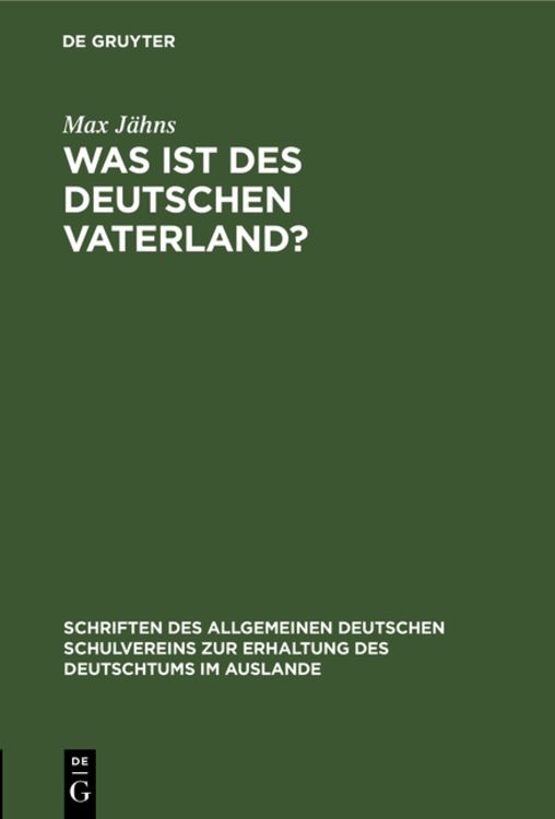 Produktbild: Was ist des Deutschen Vaterland?