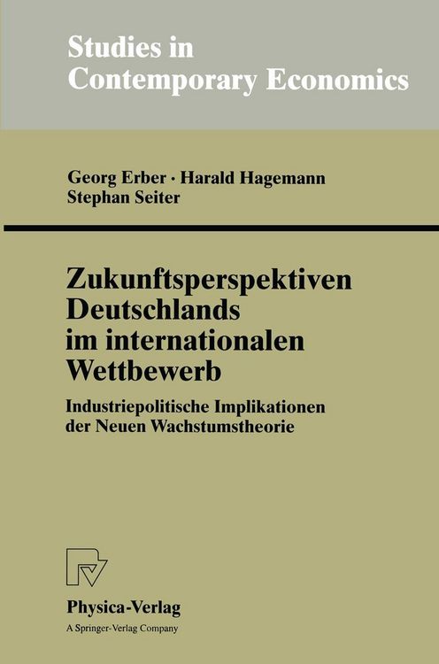 Produktbild: Zukunftsperspektiven Deutschlands im internationalen Wettbewerb