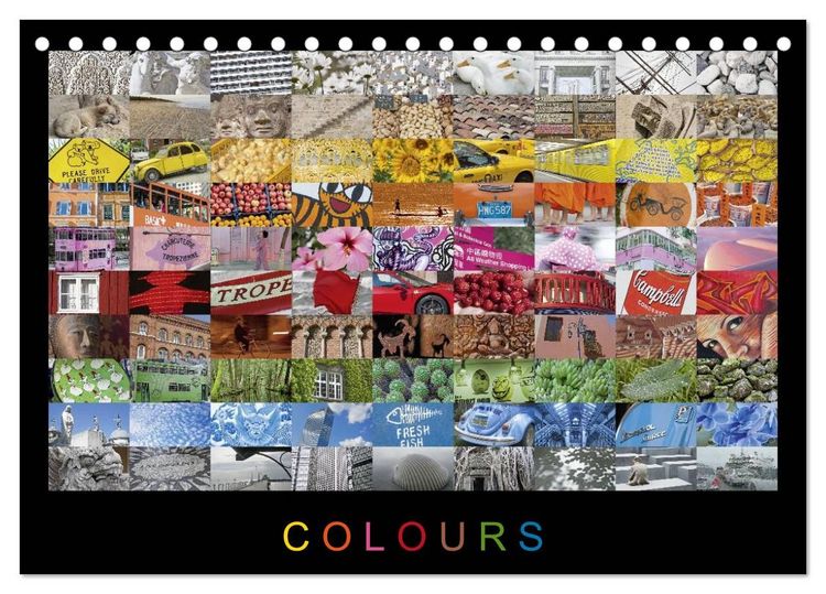 Produktbild: Colours (Tischkalender 2027 DIN A5 quer), CALVENDO Monatskalender