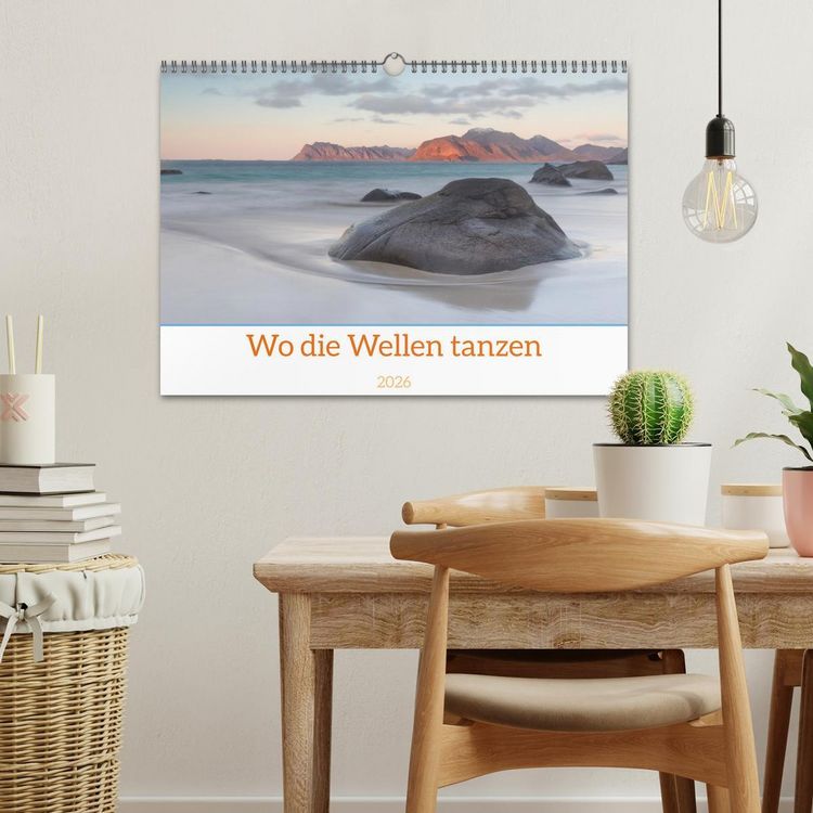 Produktbild: Wo die Wellen tanzen (Wandkalender 2026 DIN A3 quer), CALVENDO Monatskalender