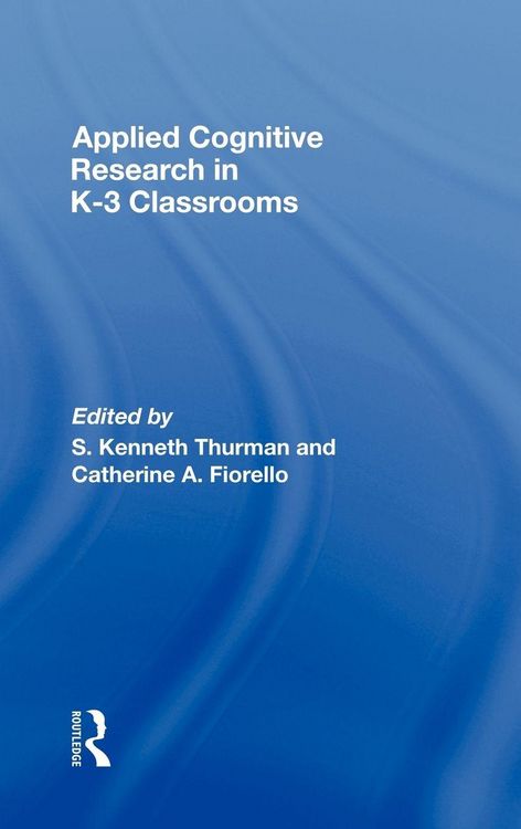 Produktbild: Applied Cognitive Research in K-3 Classrooms