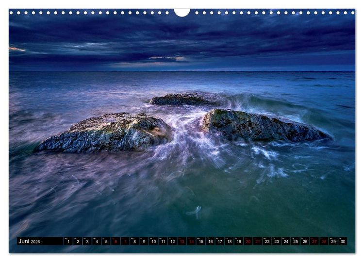 Produktbild: Ostseesteine (Wandkalender 2026 DIN A3 quer), CALVENDO Monatskalender