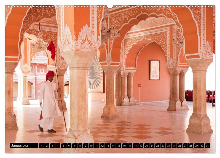 Produktbild: Indien - das goldene Dreieck, Delhi-Agra-Jaipur (Wandkalender 2026 DIN A2 quer), CALVENDO Monatskalender