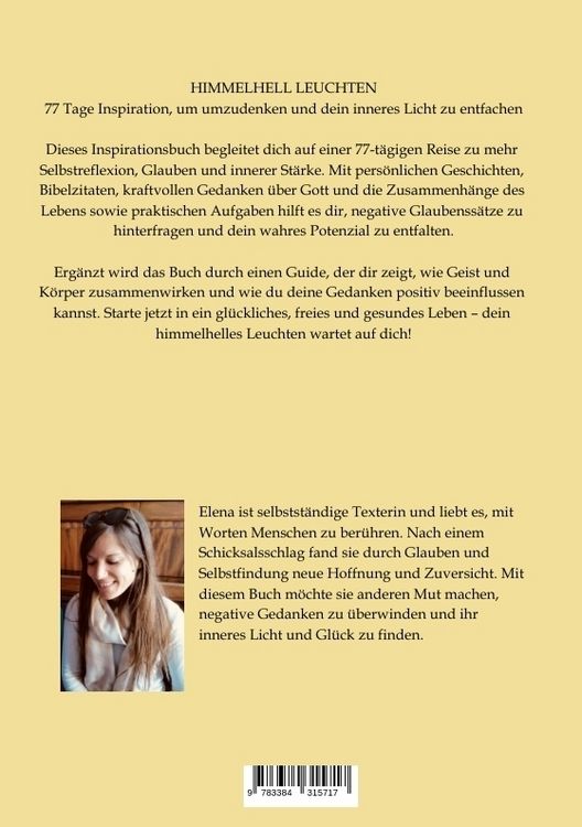 Produktbild: HIMMELHELL LEUCHTEN - Andacht und Inspiration, Pers&ouml;nliche Entwicklung, St&auml;rkung von Glauben, Hoffnung und Zuversicht, Krisenbew&auml;ltigung