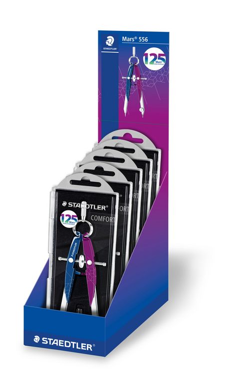 Produktbild: STAEDTLER Mars comfort 556, Pr&auml;zisions-Geometriezirkel, Zirkel, Mars Anniversary 556 00-MA2
