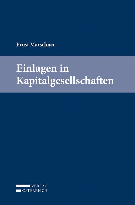 Produktbild: Einlagen in Kapitalgesellschaften