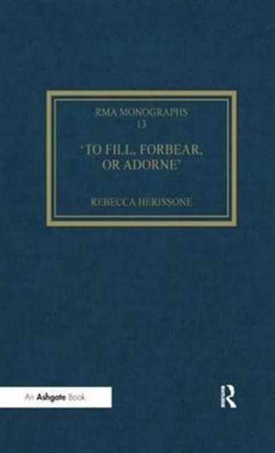 Produktbild: Herissone, D: 'To fill, forbear, or adorne'