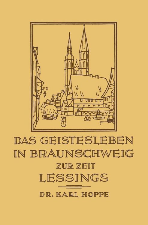 Produktbild: Das Geistesleben in Braunschweig zur Zeit Lessings