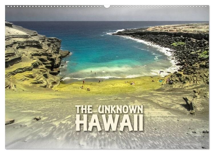 Produktbild: The Unknown HAWAII (Wandkalender 2026 DIN A2 quer), CALVENDO Monatskalender