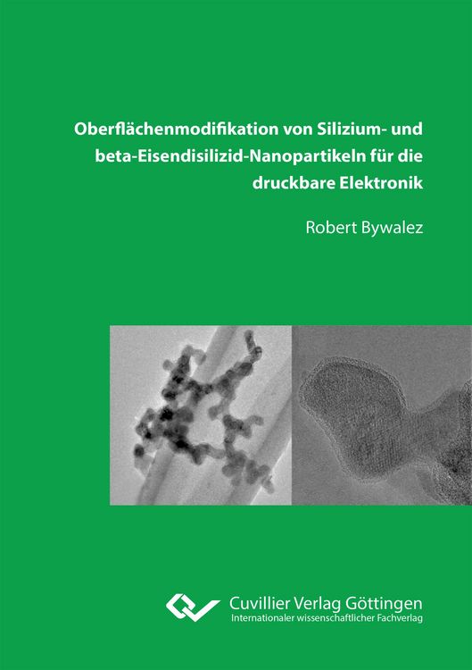 Produktbild: Oberfl&auml;chenmodifikation von Silizium‐ und beta‐Eisendisilizid‐Nanopartikeln f&uuml;r die druckbare Elektronik