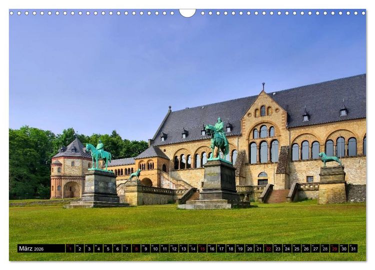 Produktbild: Goslar - Hanse- und Kaiserstadt im Harz (Wandkalender 2026 DIN A3 quer), CALVENDO Monatskalender