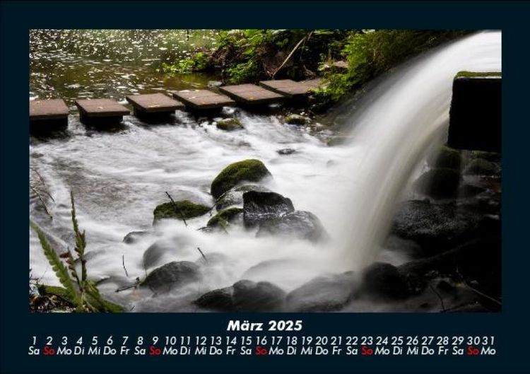 Produktbild: Wasserf&auml;lle 2025 Fotokalender DIN A5