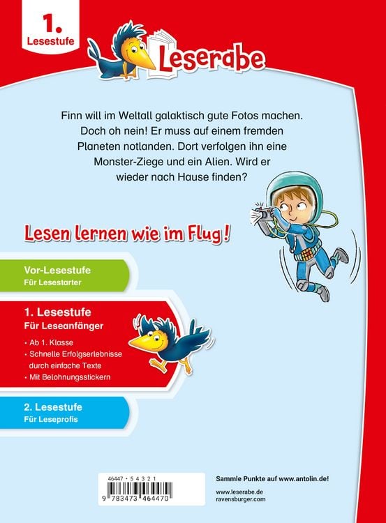 Produktbild: Leserabe 1. Lesestufe - Verirrt im Weltall