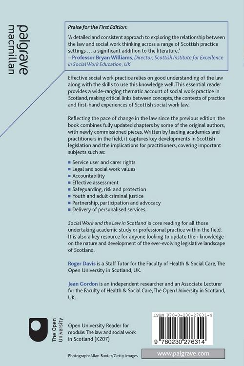 Produktbild: Social Work and the Law in Scotland