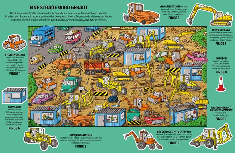 Produktbild: Finde Bagger, Traktor und Kran